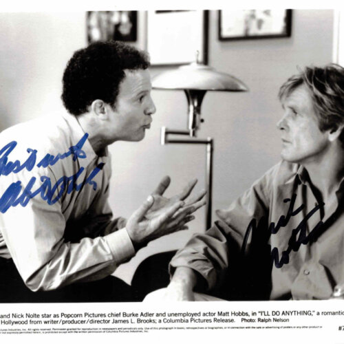 Nick Nolte & Albert Brooks - autogram