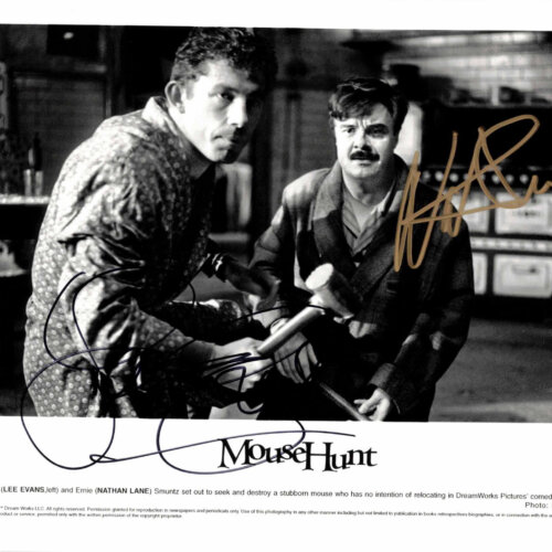 Nathan Lane & Lee Evans - autogram