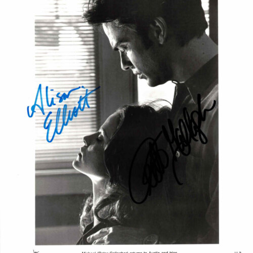 Peter Gallagher & Alison Elliott - autogram