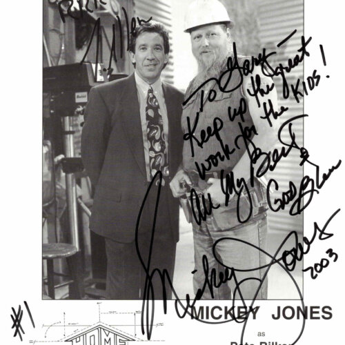 Mickey Jones - autogram