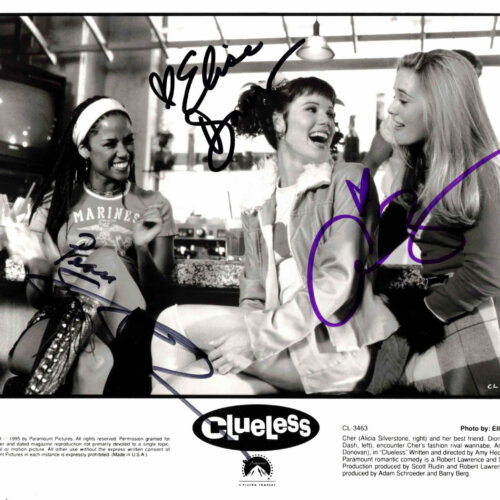 Alicia Silverstone, Stacey Dash & Elise Donovan - autogram