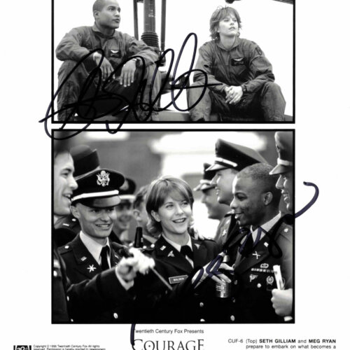 Meg Ryan & Seth Gilliam - autogram