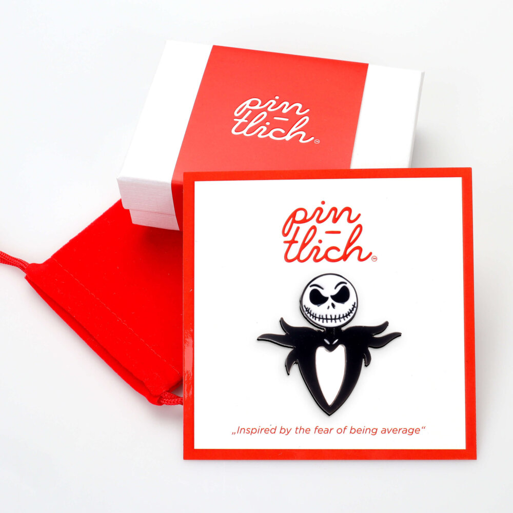 The Nightmare Before Christmas – Jack Skellington – Smaltovaný odznak (#257) - Image 3