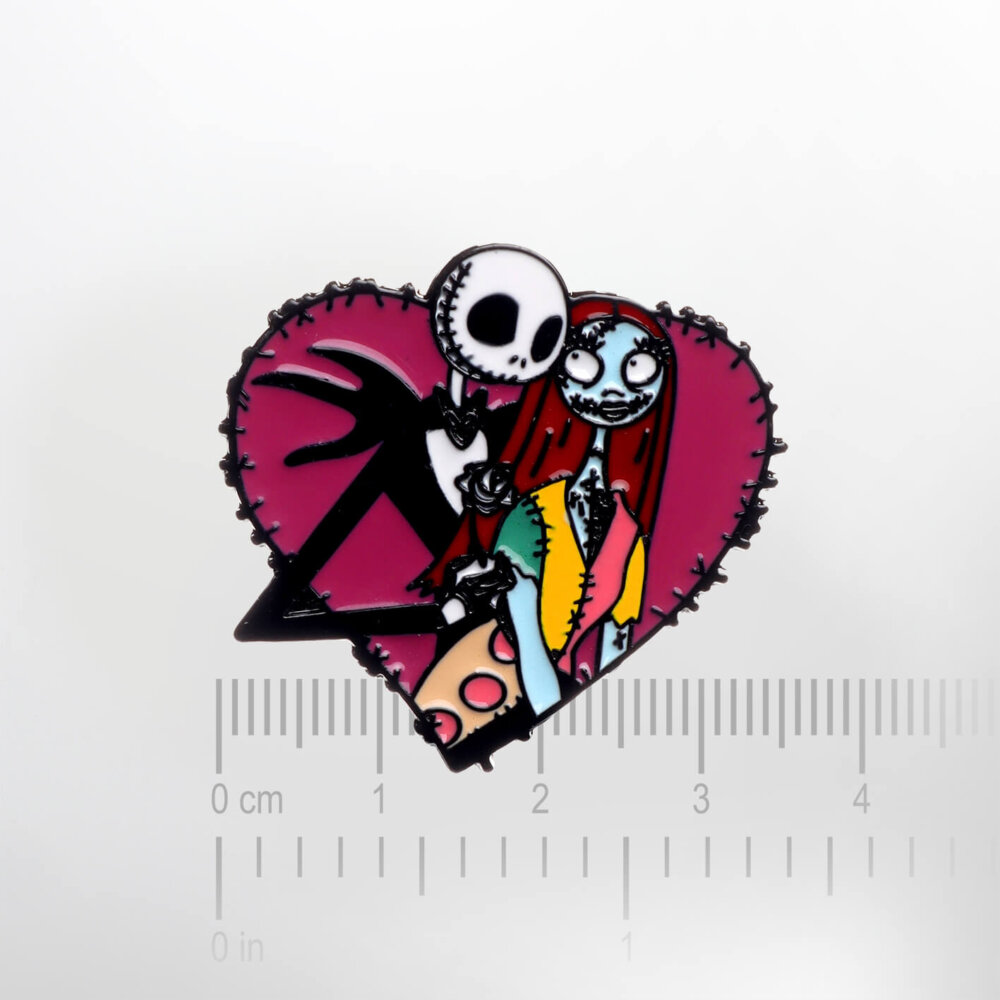 The Nightmare Before Christmas – Jack Skellington – Smaltovaný odznak (#263) - Image 2