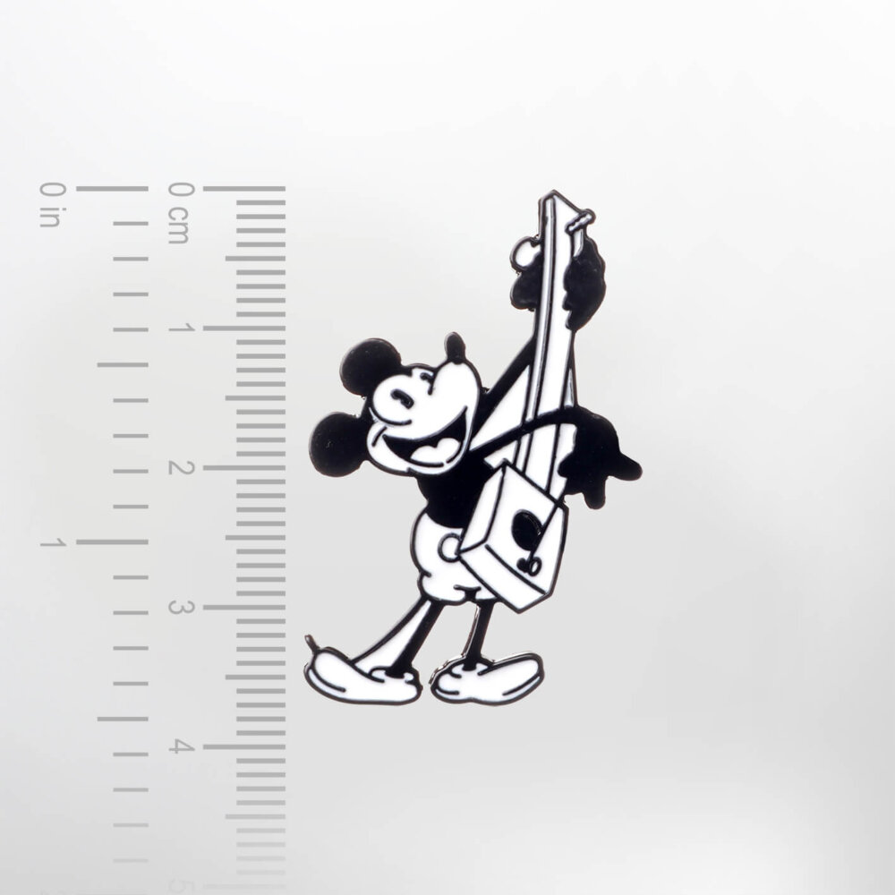 Old-school Mickey Mouse – Smaltovaný odznak (#276) - Image 2