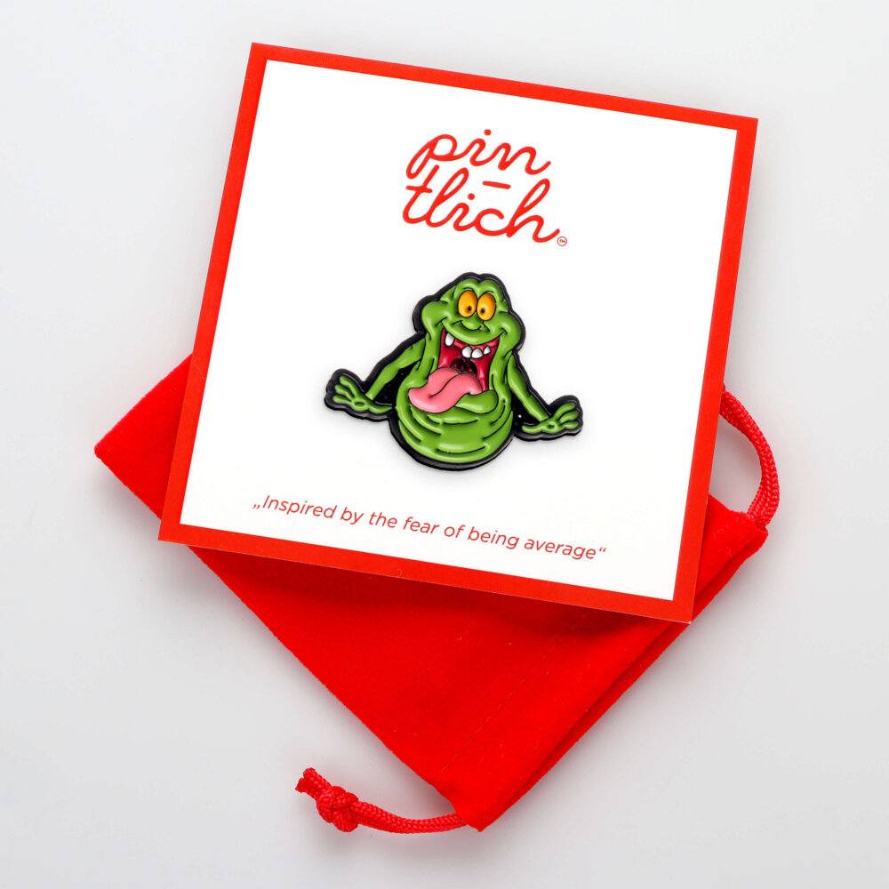 Ghostbusters – Slimer – Smaltovaný odznak (#317) - Image 4